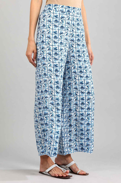 Blue Printed Palazzos