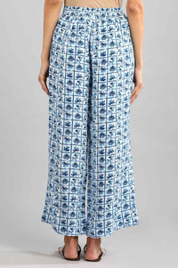 Blue Printed Palazzos