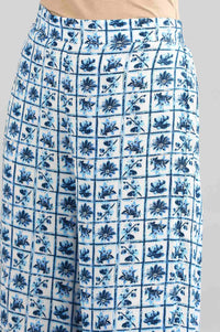 Blue Printed Palazzos