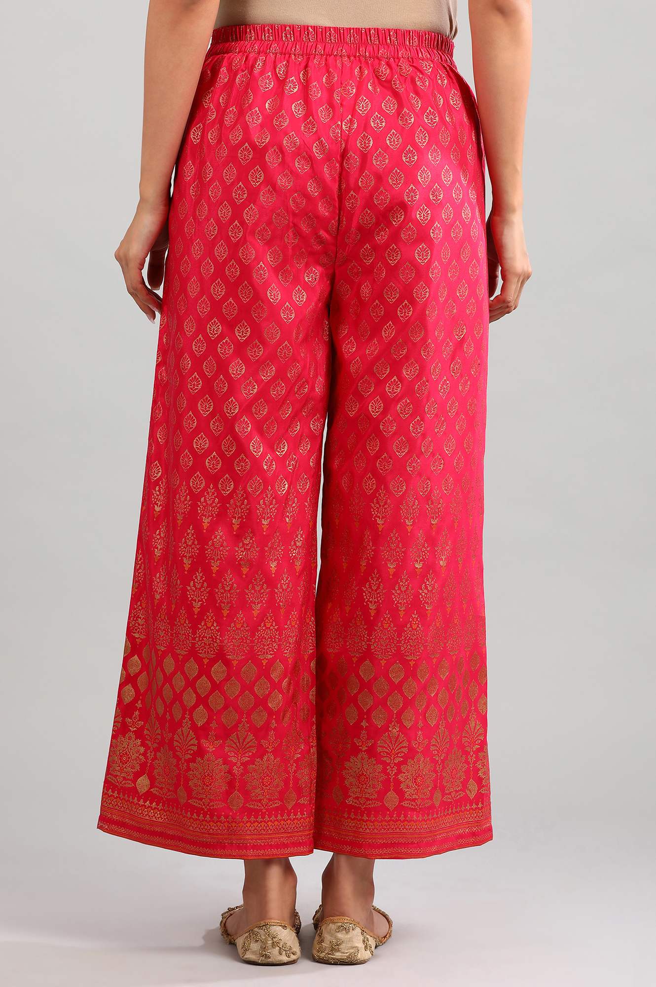 Pink Printed Palazzos