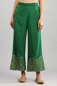 Green Printed Palazzos