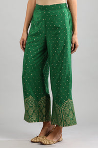 Green Printed Palazzos