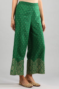 Green Printed Palazzos
