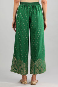 Green Printed Palazzos