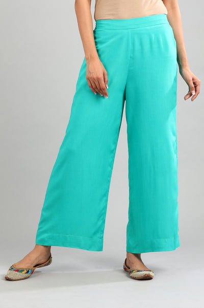 Blue Printed Palazzos