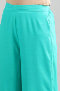 Blue Printed Palazzos