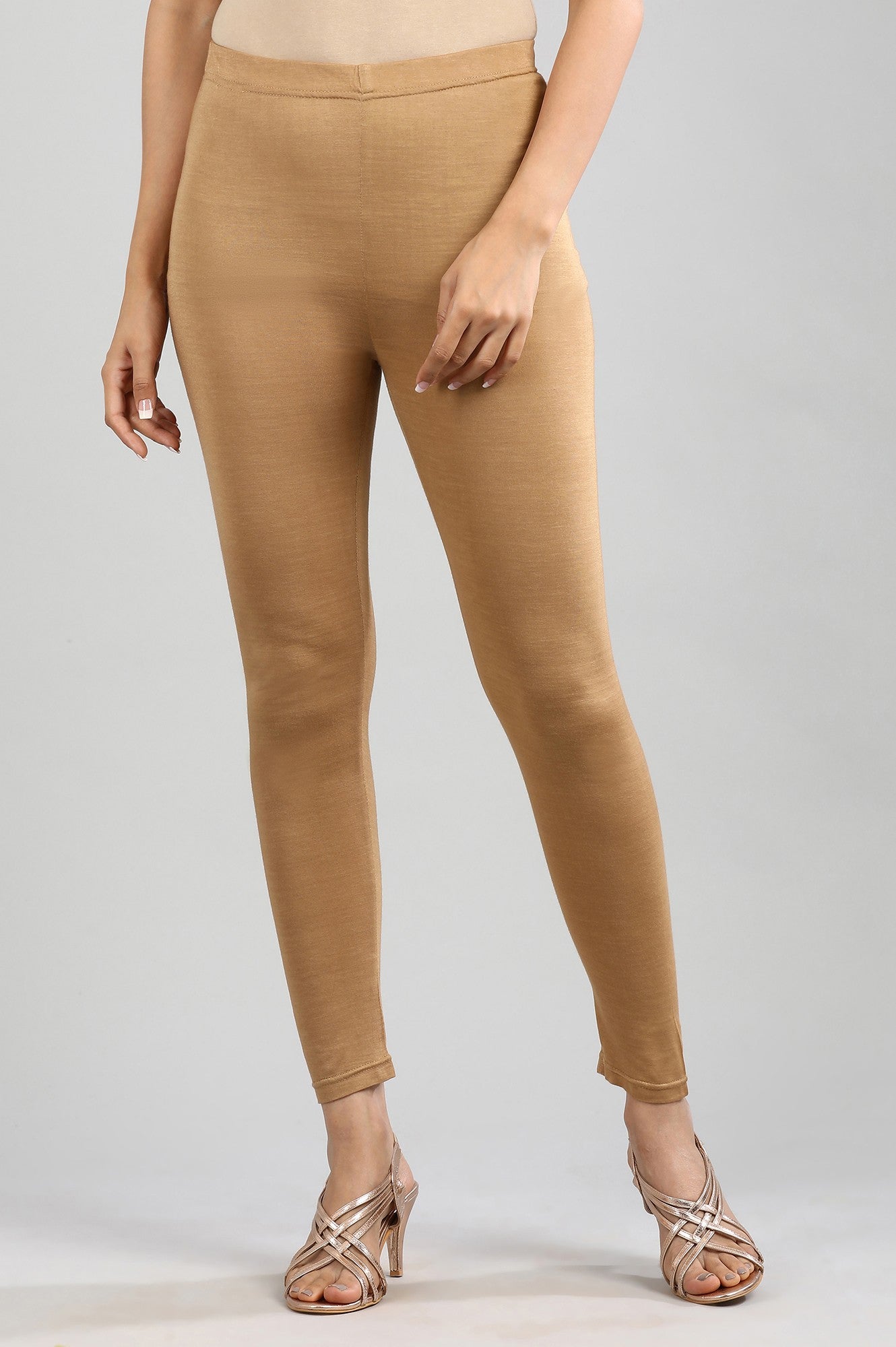 Gold Solid Tights