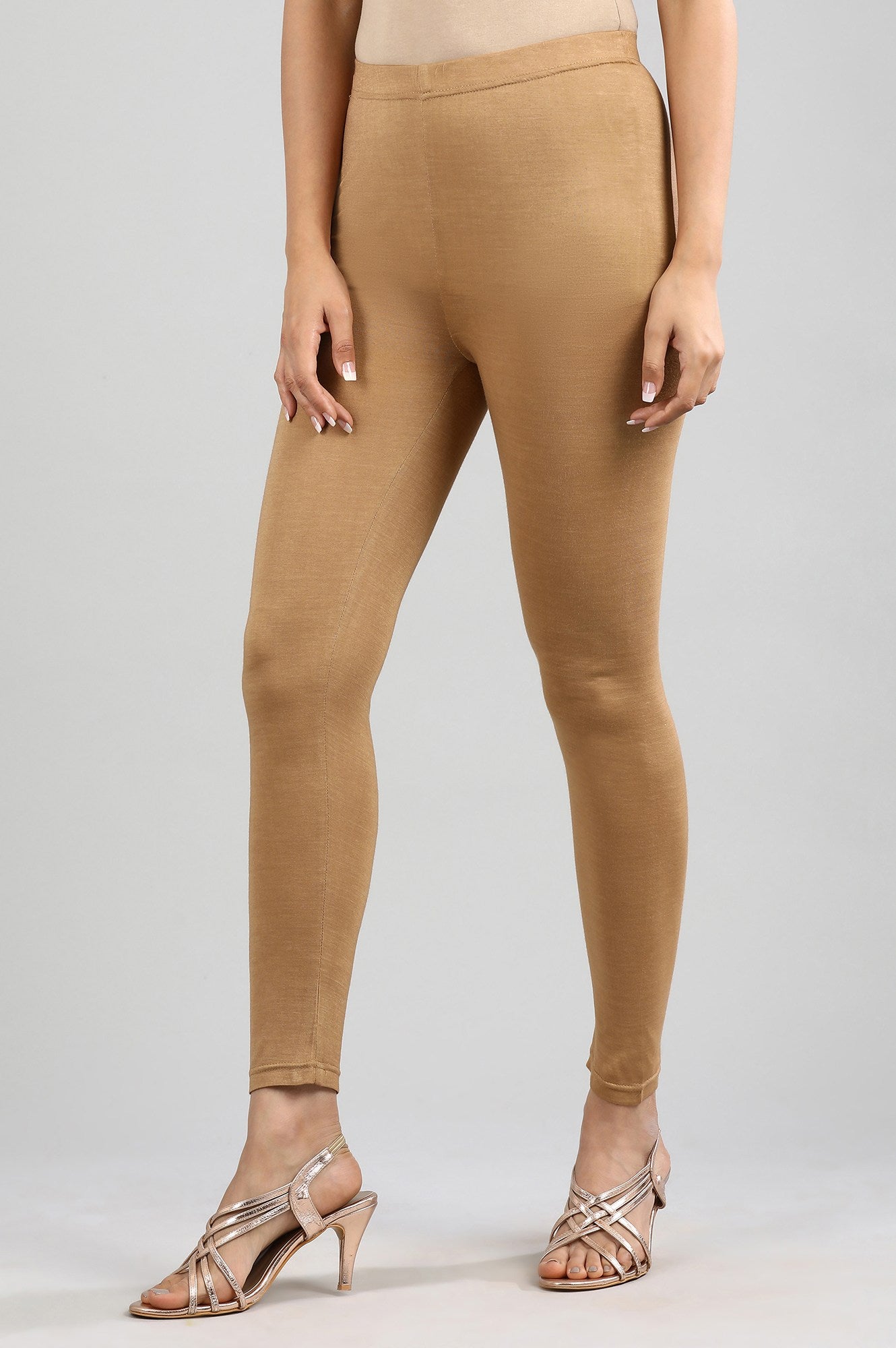 Gold Solid Tights