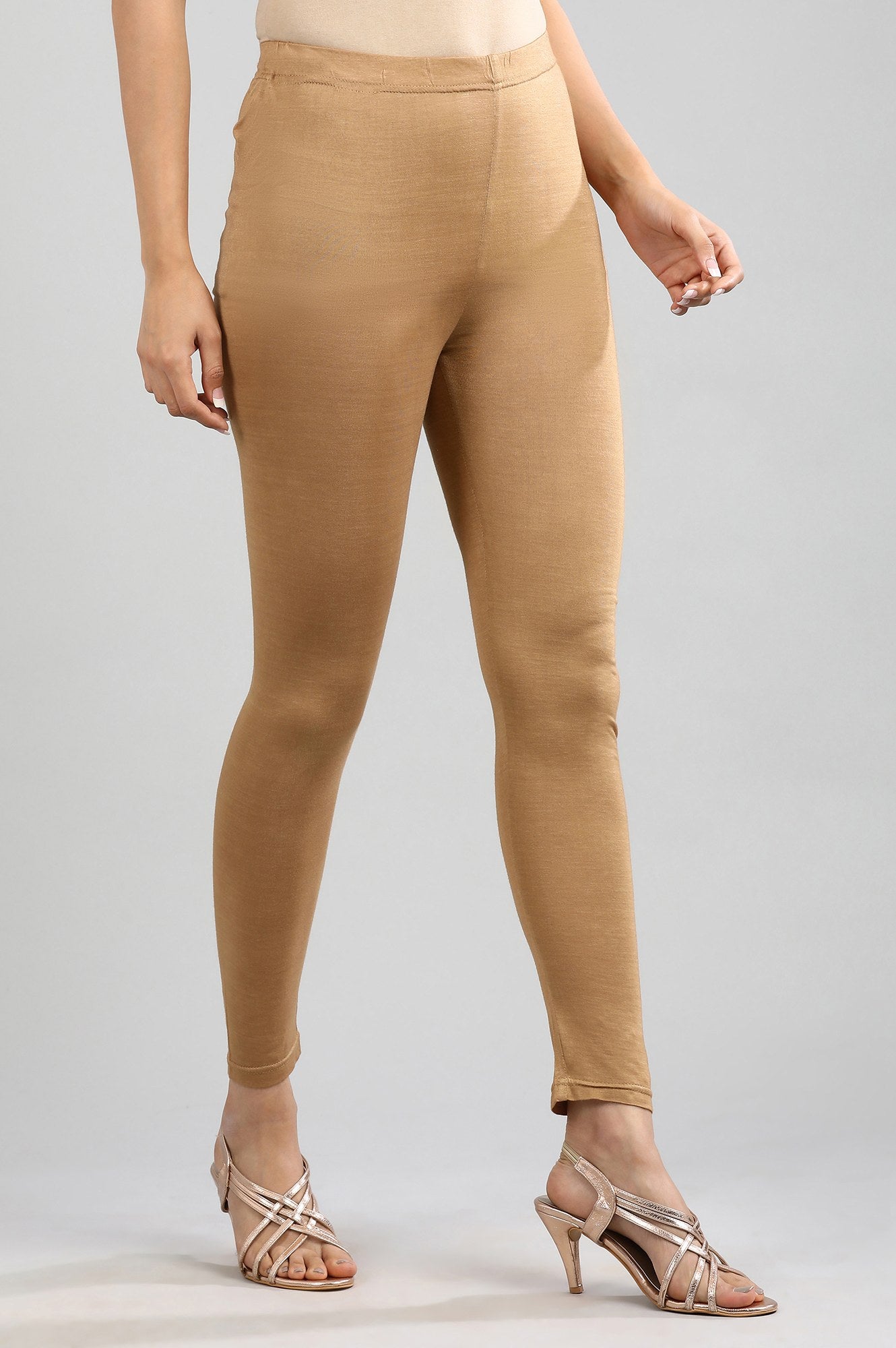 Gold Solid Tights