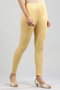 Gold Solid Tights
