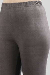 Grey Solid Churidar