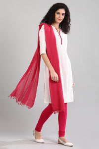 Pink Solid Churidar