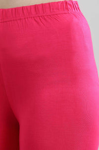 Pink Solid Churidar