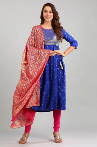 Pink Solid Churidar
