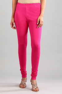 Pink Solid Churidar