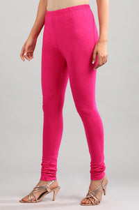 Pink Solid Churidar