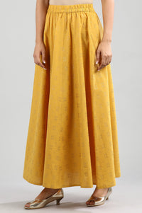 Golden Printed Skirt