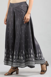 Grey Printed Palazzos