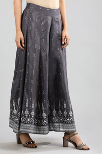 Grey Printed Palazzos