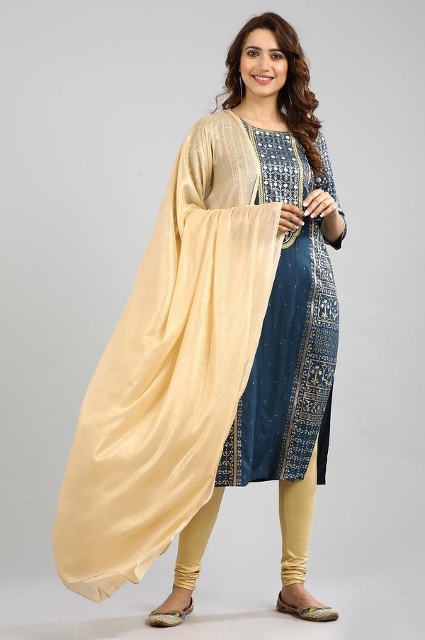 Yellow Printed Dupatta