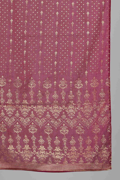 Purple Printed Dupatta