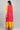 Yellow Round Neck Yarn-dyed Set