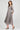 Grey V-Neck Printed kurta Set