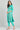 Green Band Collar Printed kurta