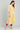 Yellow Band Collar Floral Printed kurta