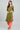 Green Round Neck Printed kurta