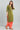 Green Round Neck Printed kurta
