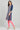 Blue Solid Round Neck Sleeveless kurta