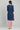 Blue Solid Round Neck Sleeveless kurta