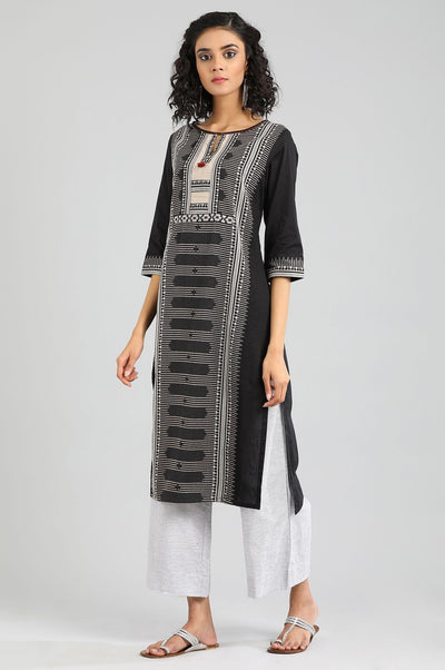 White Yarn-dyed Palazzos