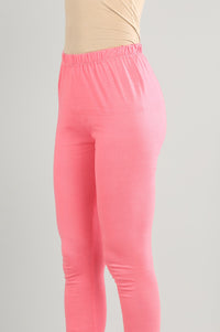 Pink Solid Churidar