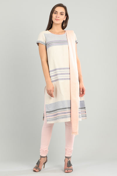 Pink Solid Churidar