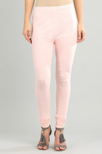 Pink Solid Churidar