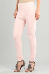 Pink Solid Churidar