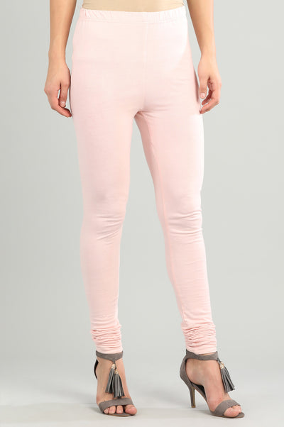 Pink Solid Churidar