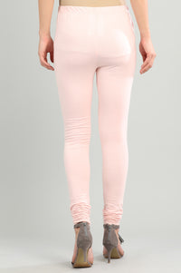 Pink Solid Churidar