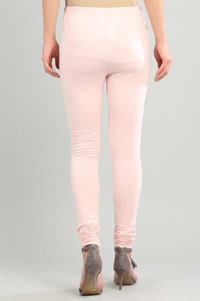 Pink Solid Churidar