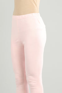 Pink Solid Churidar