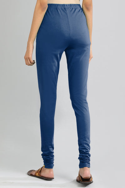 Blue Solid Churidar