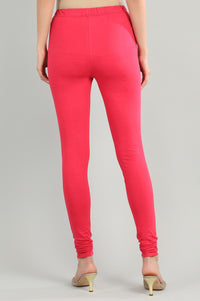 Pink Solid Churidar