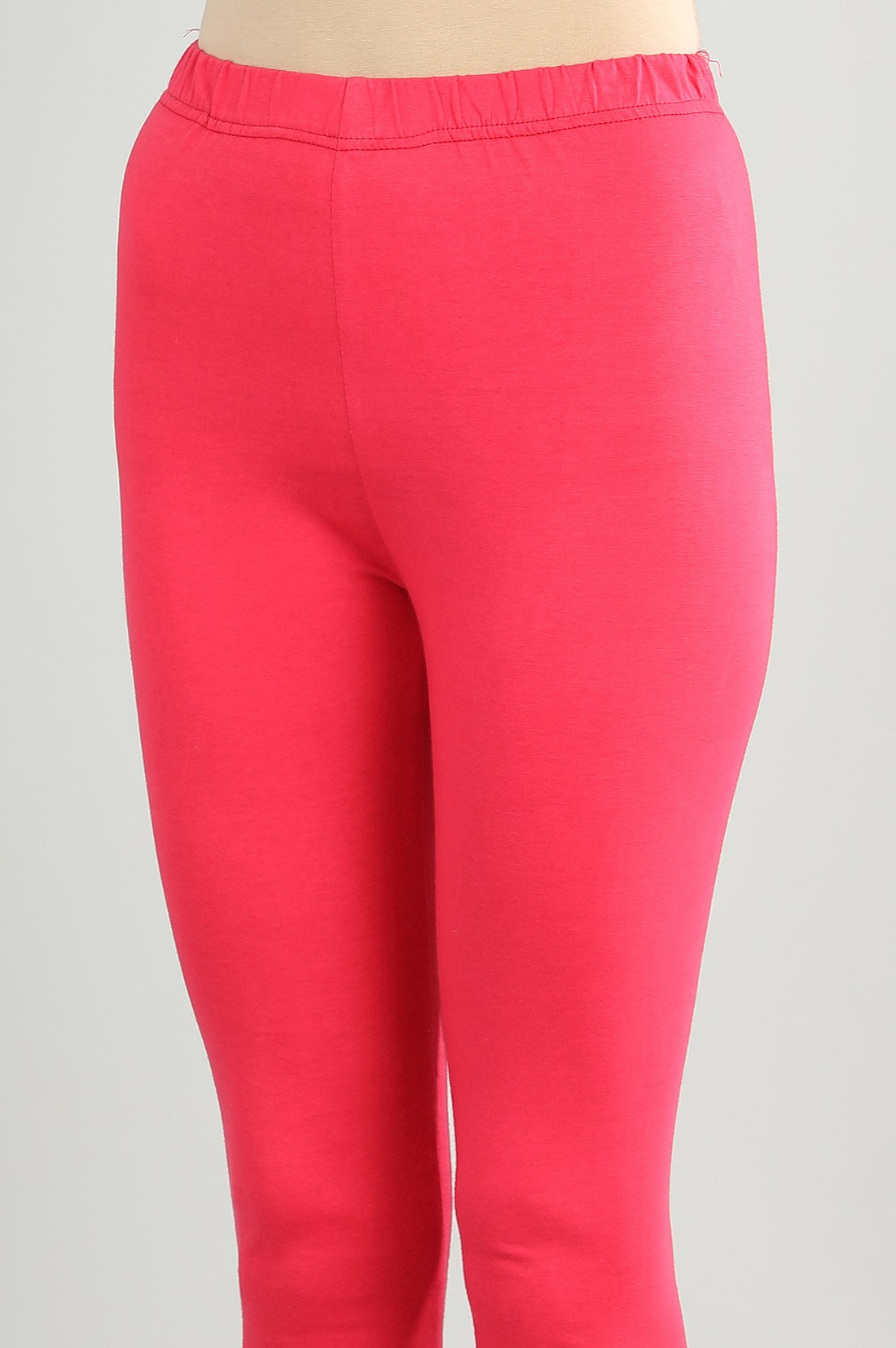 Pink Solid Churidar