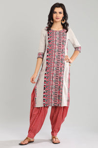 Pink Solid Patiala