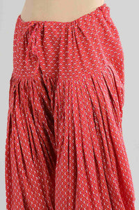 Pink Solid Patiala