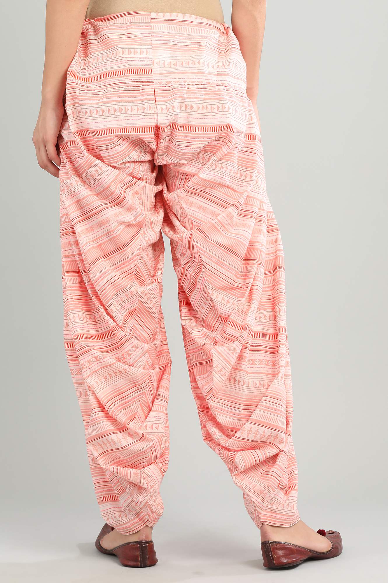 Pink Printed Patiala Pants