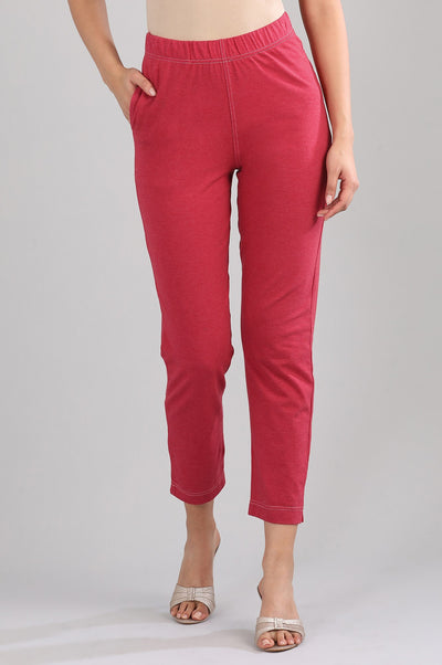Red Jersey Pants