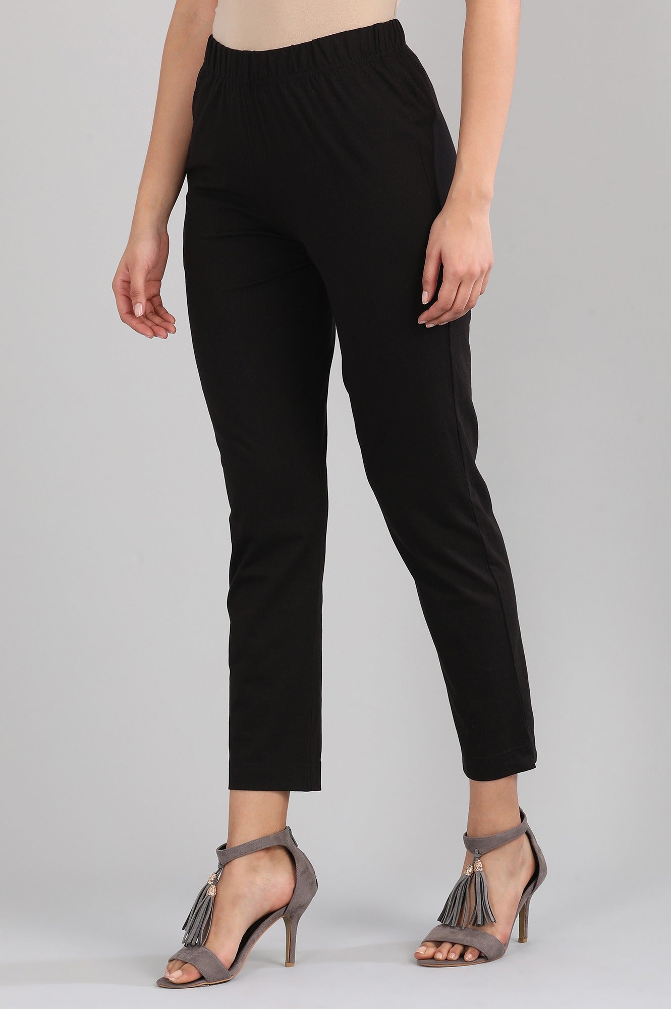 Black Jersey Pants